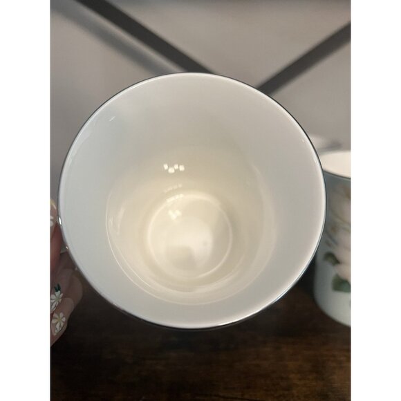 Stechcol Magnolia Flowers Coastline Imports Gracie China Coffee Cup Mug Set of 4 - Picture 8 of 9